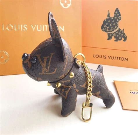 louis vuitton key chain dog|louis vuitton dog keychain authentic.